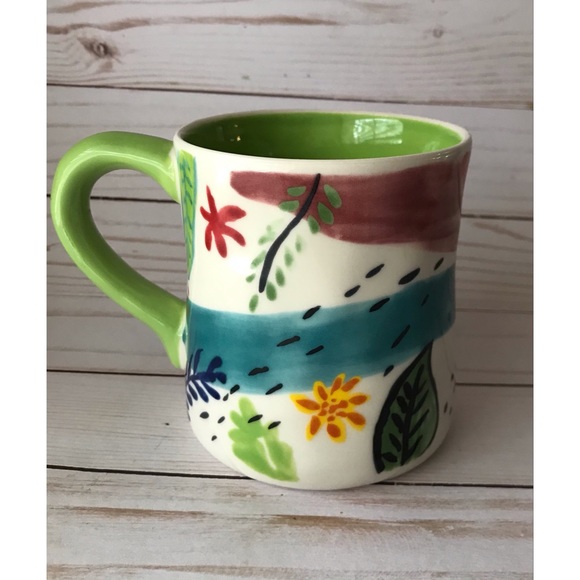 Jungle Bloom Collection Ceramic Mug  16 oz - Picture 2 of 7